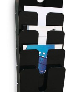 Durable Flexiplus 6 A4 Portrait Set Of 6 Pcs. Black