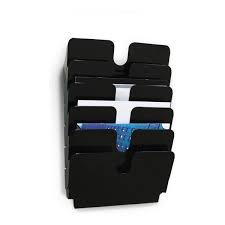 Durable Flexiplus 6 A4 Landscape Set Of 6 Pcs. Black