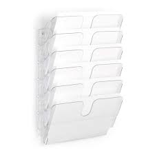 Durable Flexiplus 6 A4 Landscape Set Of 6 Pcs. Transparent