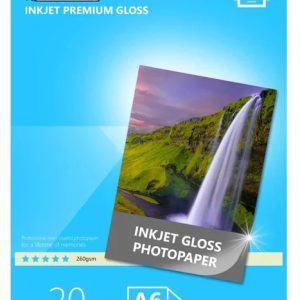 Penguin Inkjet Photo Paper Gloss 260g 20 Sheets A:6