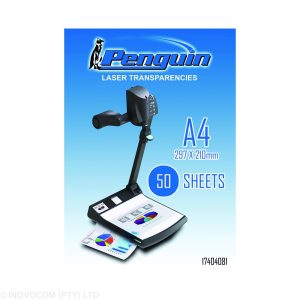Penguin Laser Printer Transparencies 50 Sheets A:4