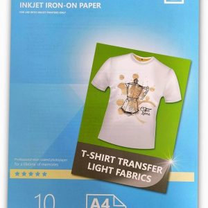 Penguin Inkjet Iron Paper On For Light Textiles 10 Sheets A:4