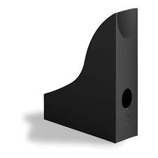 Durable Magazine Rack Eco Pack Of 6 Black