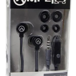Amplify Pro Vibe Series Earphones With Microphones Black And Light Grey
