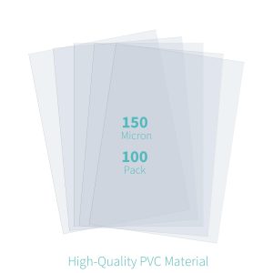 Penguin Clear Binding Covers 150 Microns A4 100 Per Box