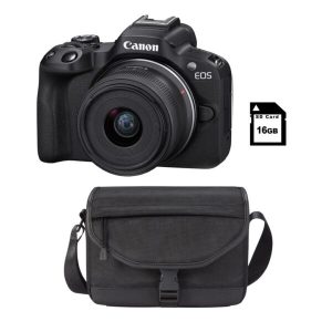 Canon Eos R50 Plus Rfs 18-45 Plus Bag Card