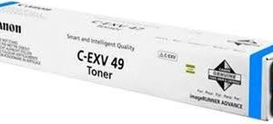 Canon C-exv 49 Toner Cyan Yield: 19000 Copies