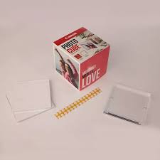 Canon Paper PP-201 5X5 Photo Cube Cp White And Pink