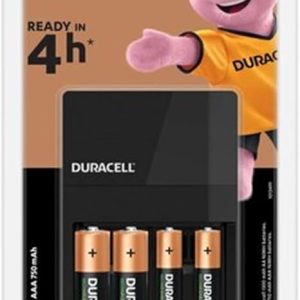 Duracell Hi-Speed 4Hr Charger CEF14 incl 2AA+2AAA