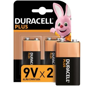 Duracell Mainline Plus 9v 2s (10 Pack) 6LP3146:MN1604