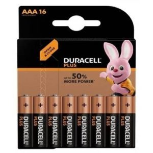 Duracell Mainline Plus AAA 16s (10 Pack) LR03:MN2400