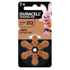 Duracell Hearing Aid Battery 312 6s (10 Pack)
