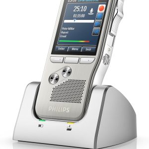 Philips Dpm 8200 Professional Dictation Recorder With Docking Station