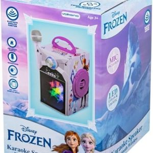 Frozen Cylinder Karaoke Machine With Bt Mic