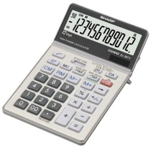 Sharp El387v Twin Power Calculator