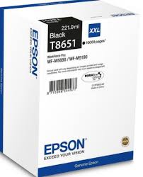 Epson T8651 Durabrite Ultra Black Ink Cartridge Xxl 10k  For Wf-m5xxx