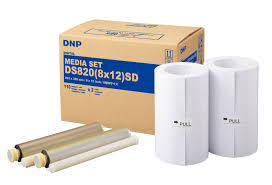 Dnp Ds820 Photo Media 20x30cm (8x12) 220 Prints 2 Rolls Per Box