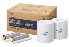Dnp Qw410 Photo Media 11x20cm (4.5x8) Prints 220 2 Rolls Per Box
