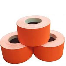 Nts Orange Labels 26x16mm For Judo Marking Gun 36  Per Box