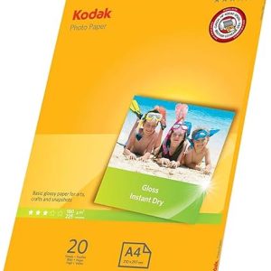 Kodak Injet Gloss Photo Paper 180 Gsm 20 Sheets A:4