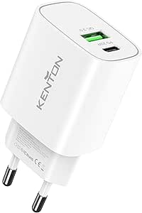 Dual Output USB & Type-C Wall Charger Adapter