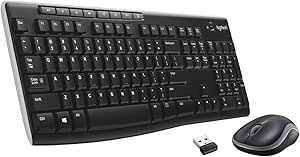 Logitech Mk270 Wireless Combo - Black - Us Int'l