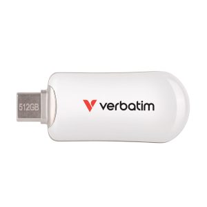Verbatim Plectra Usb-C Flash Drive White 512Gb
