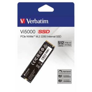 Verbatim Vi5000 Internal Pcie Nvme M.2 Ssd 512gb