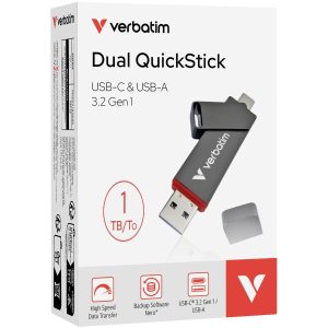 Verbatim Dual Quickstick Usb-a:c 3.2 Gen1 1tb