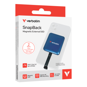 Verbatim Snapback Ssd 2Tb  Blue Metallic