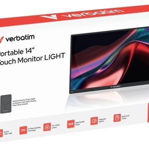 "Verbatim Portable Touchscreen Monitor Light 14"
