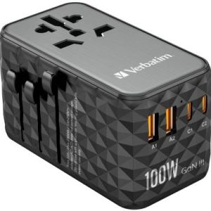 Verbatim Uta-06 Gan iii Universal Travel Adapter