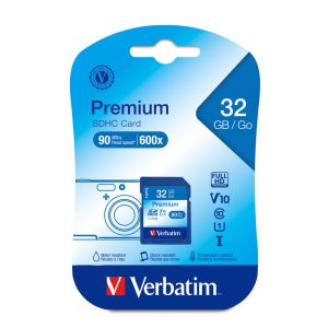 Verbatim Premium 32gb Sd Card: Sdhc:uhs-i : Class 10: U1: V10