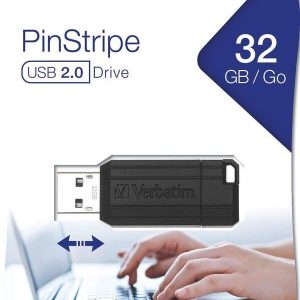 Verbatim Store & Go Hi Speed Pinstripe Black 32gb