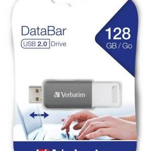 Verbatim Databar Usb 2.0 Drive Grey 128gb
