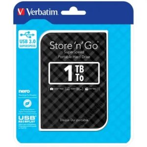 Verbatim 2.5" Usb 3 1tb Hard Drive Black Gen 2