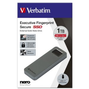 Verbatim Executive Fingerprint Secure Usb-c Ssd 1tb