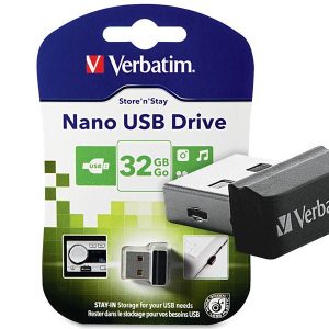 Verbatim Store 'n' Stay Nano 32gb Usb 2.0 Black