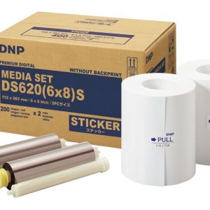 Dnp Ds620 Metallic Media 15x20cm (6x8) Prints 200 1 Roll Per Box