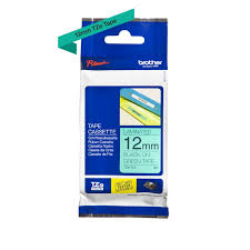 Brother Laminated Tape 8m X 12mm Black On Green