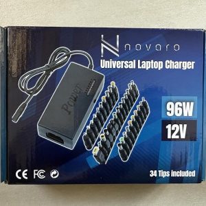 Laptop Universal Charger 96w: 12-24v: 1.3-5a