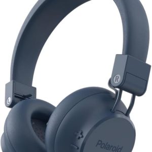 Polaroid Pbh300 Bluethooth 35 Hour Digital Hybrid Noice Cancelling Headphones Blue