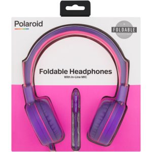 Polaroid Pink And Purple  Headphones