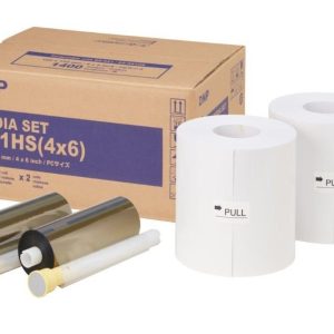 Dnp Rx1hs Performated Photo Media 10x15cm 4x6 Prints 1400 2 Rolls Per B