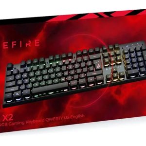 Surefire Kingpin X2 Multimedia Metal Rgb Gaming Keyboard Qwerty Us English