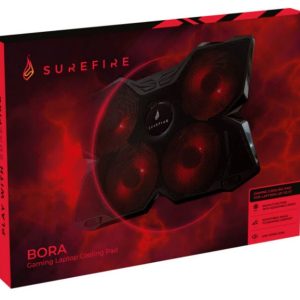 Surefire Bora Gaming Laptop Cooling Pad Red