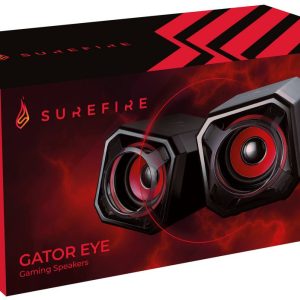 Surefire Gator Eye Gaming Speakers Red