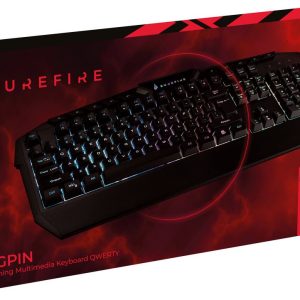 Surefire Kingpin Rgb Gaming Multimedia Keyboard Qwerty Us English