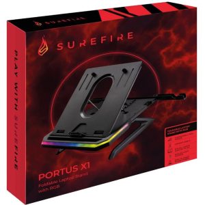 Surefire Portus X1 Foldable Laptop Stand With Rgb