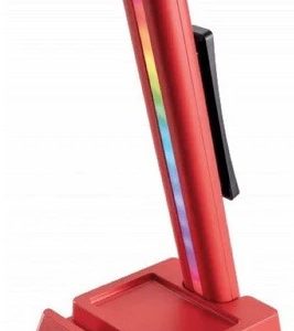 Surefire Vinson N1 Dual Balance Gaming Rgb Headset Stand Red